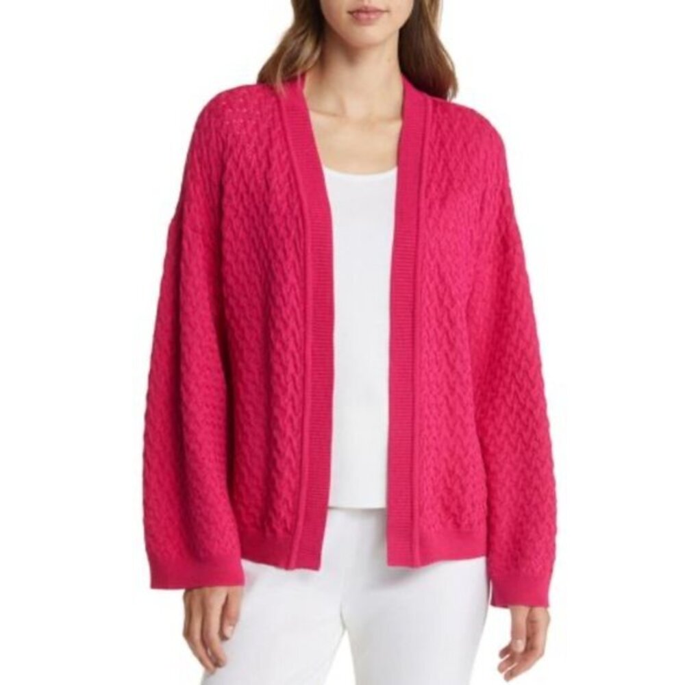 MISOOK Wide Sleeve Soft Knit Cardigan Size L/ XL